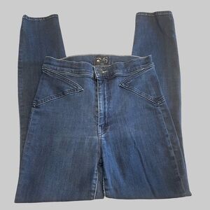 MOTHER The Blade Swooner Jeans | Size 26 | Dark Wash “Path to Paradise” USA